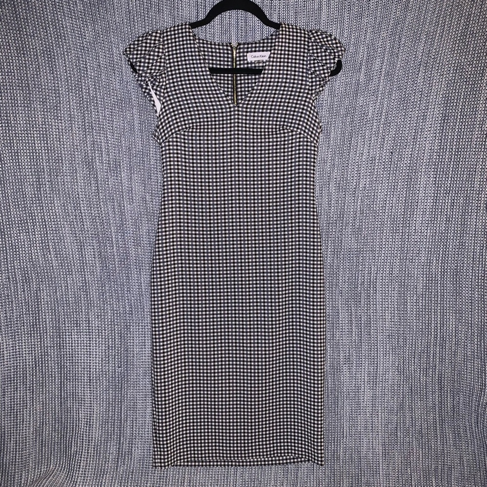 Calvin Klein gingham dress